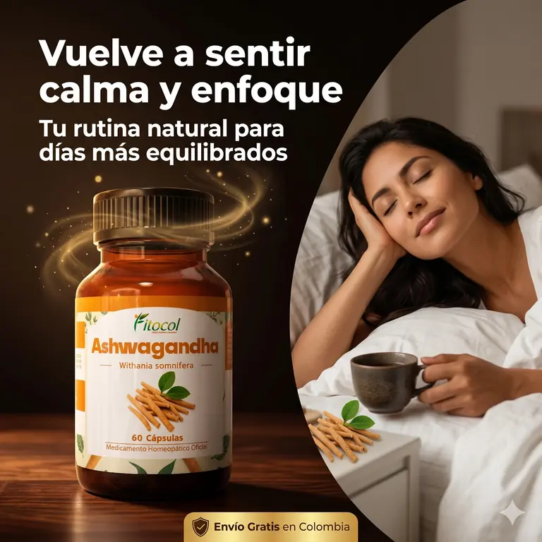 Ashwagandha Premium – Reduce Estrés, Mejora el Sueño y Aumenta tu Energía