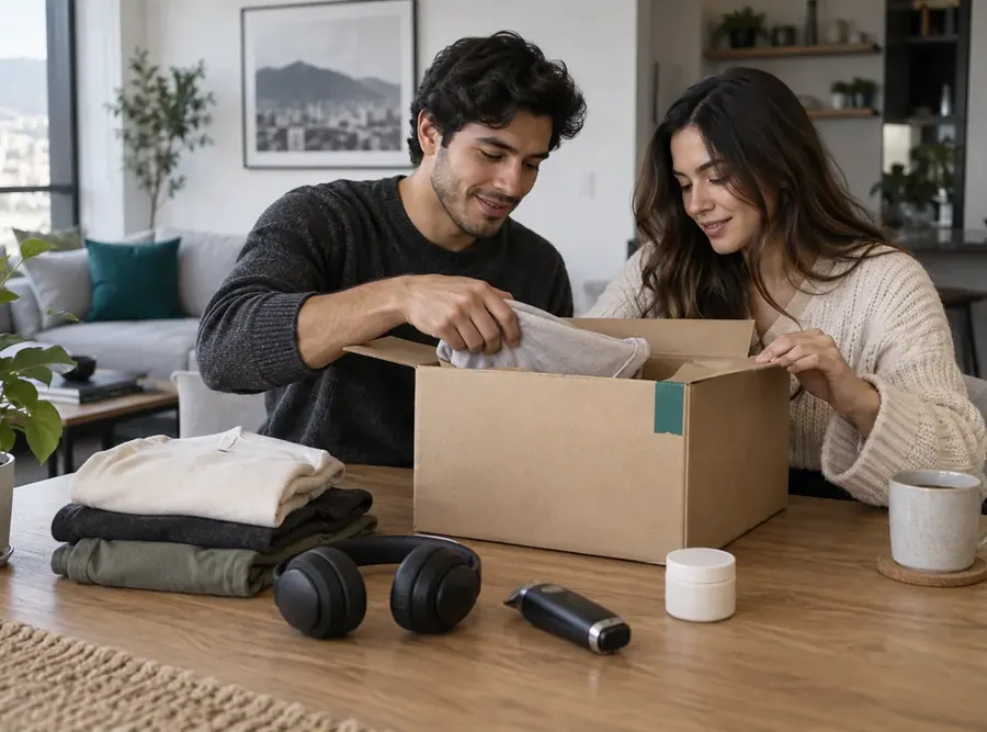 Personas descubriendo productos Briola en casa